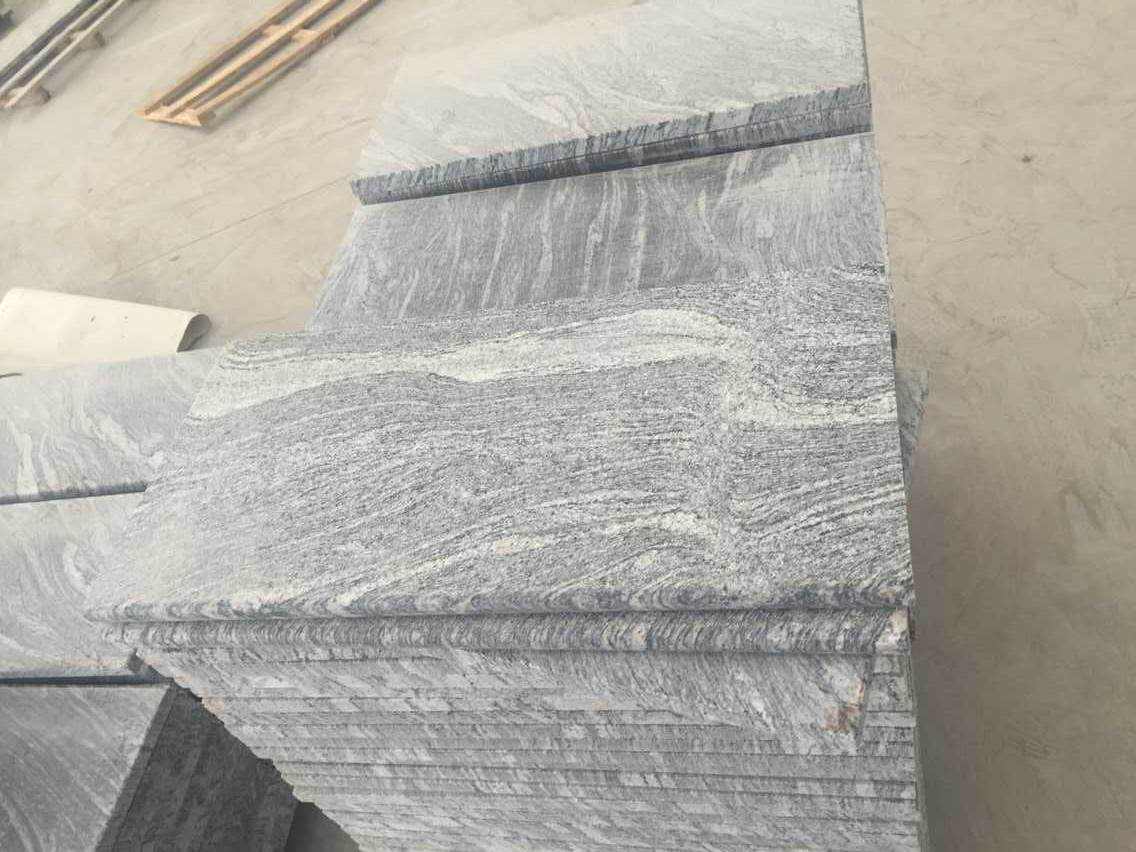 Bushhammered Finish China Juparana Classic Granite Stone for Exterior Paver