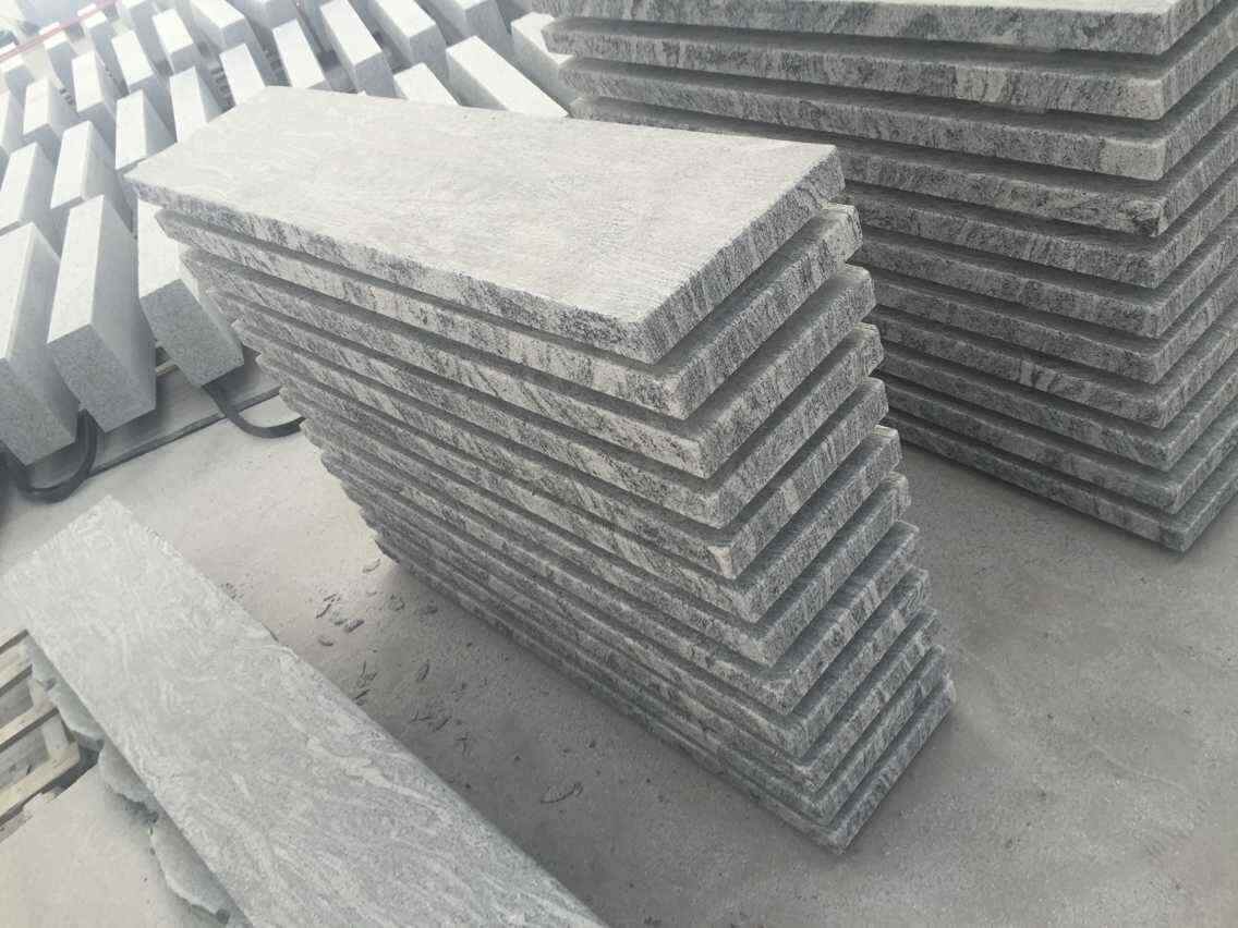 China Juparana Classic Granite Cope Stone with Five Sides Flamed Thermal Treatment