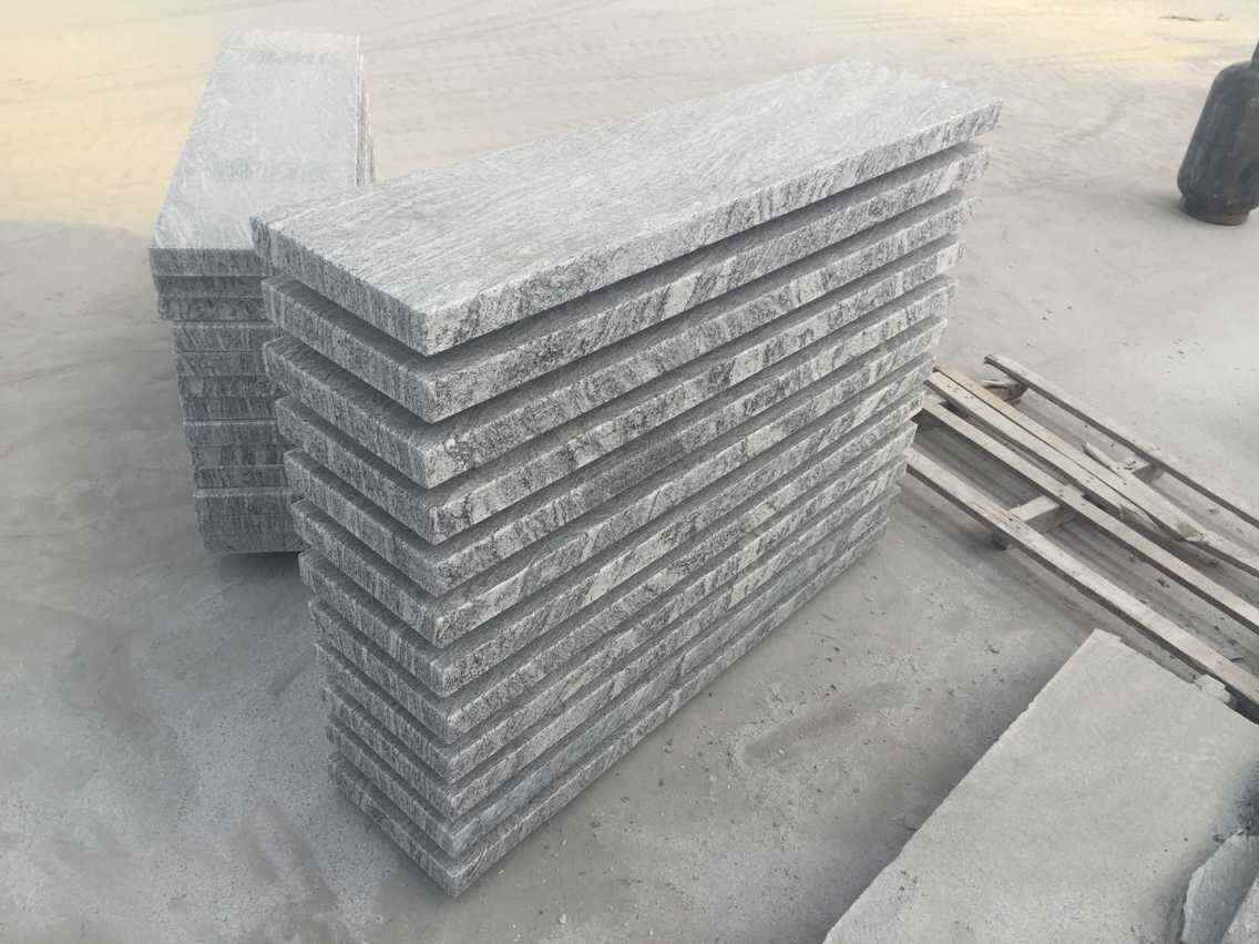 China Juparana Classic Granite Coping Stone with Five Sides Flamed Thermal Treatment