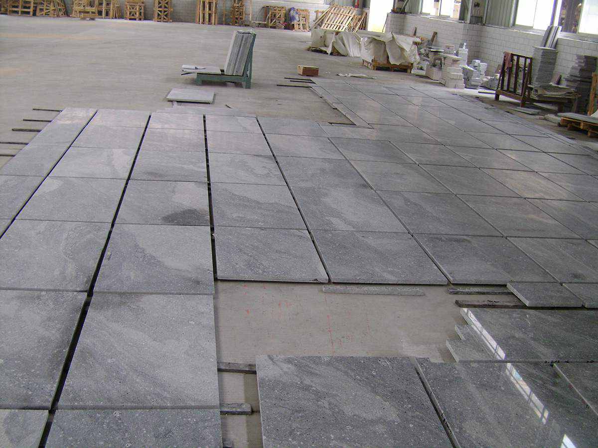 Project Cut to Size Slabs Layout of Polished Viscount White Granite