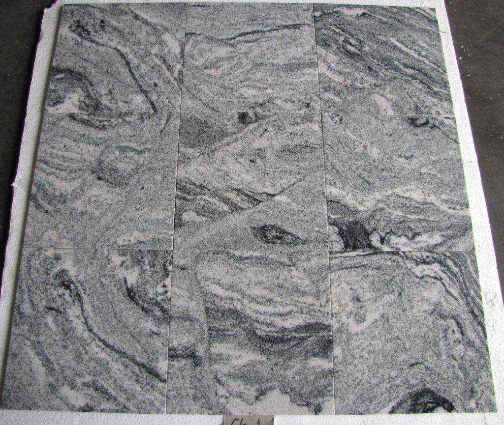 Polished 1cm Thin Tiles of Viskont White Granite Stone Collection