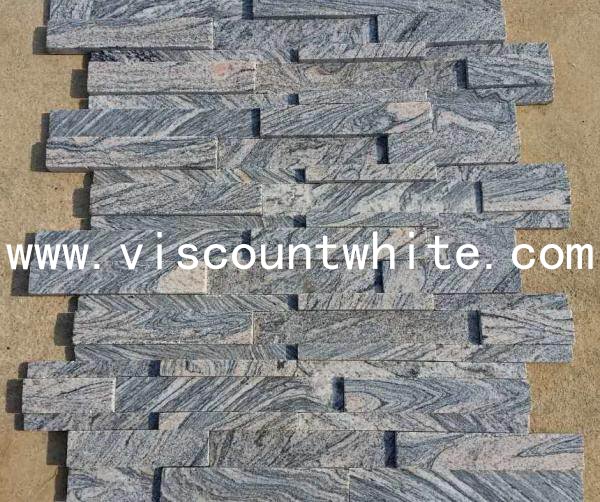 Quality Natural Split Face China Juparana Classic Granite Culture Stone Wall Panel