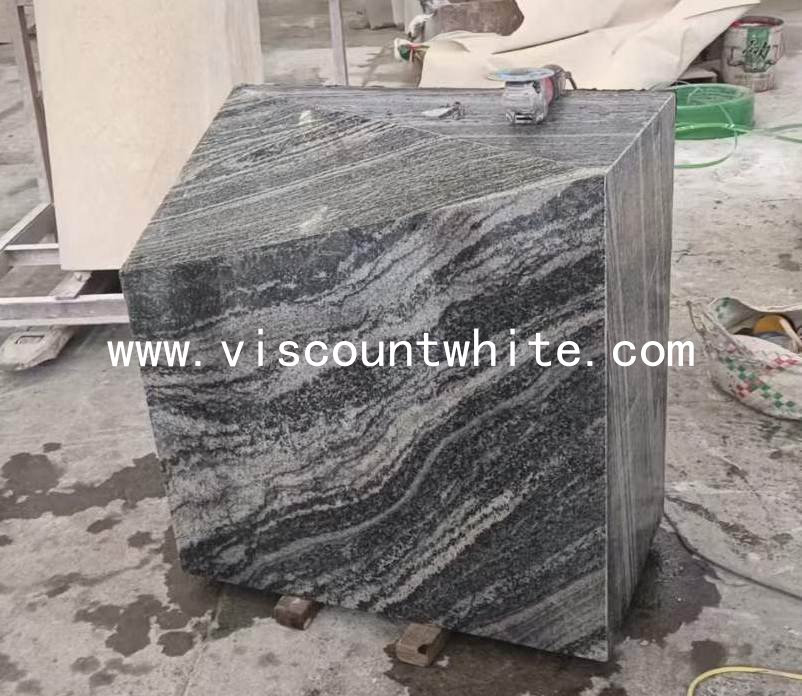 Customized Size Stone Plinth by China Juparana Grey Granite Polished