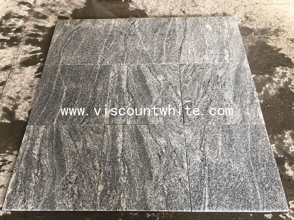 Polished China Viscount White Granite Tile 60x60cm be Cleaned before Package